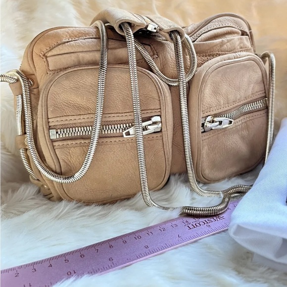 Alexander Wang Brenda Italian Leather Shoulder Rare Cross Body Handbag Purse - Picture 9 of 9